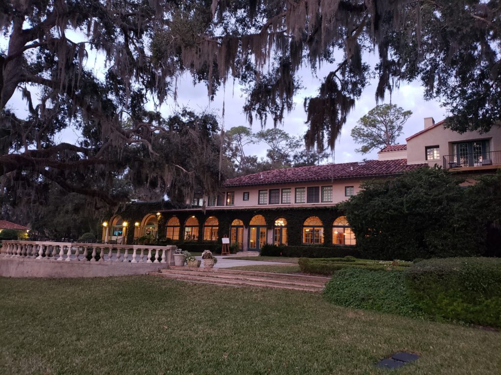 Exterior of The Club Continental at Sunrise