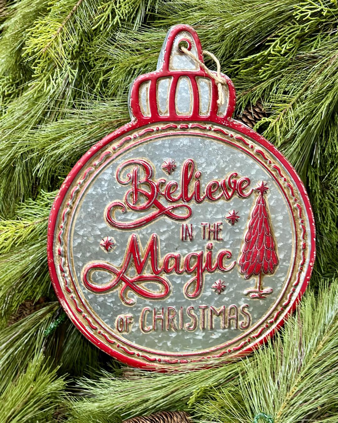 Believe in the magic ornament