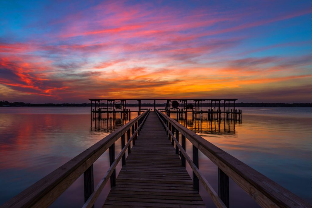 Sunset on the St. Johns River - Clay County, FL.
