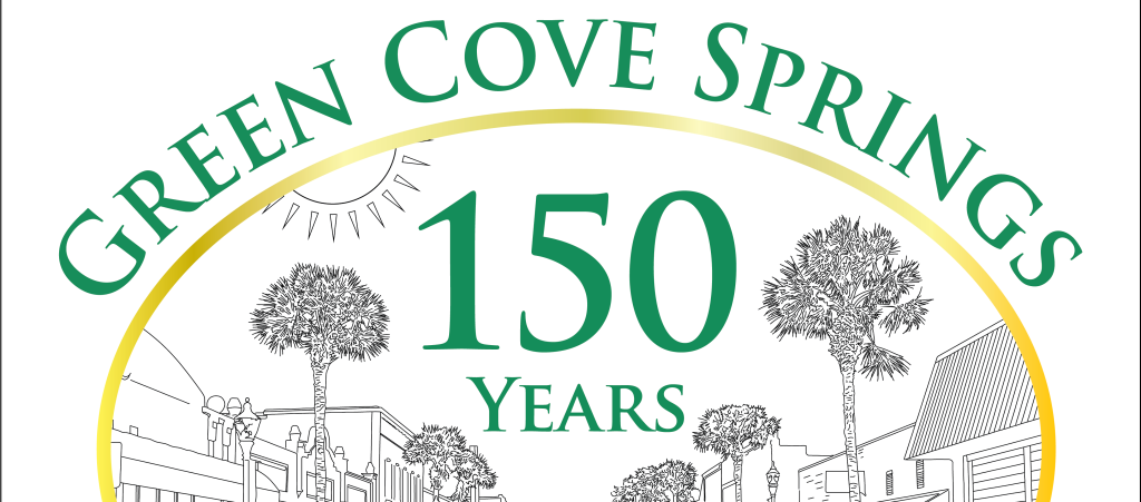 Green Cove Springs 150th Anniversary Logo