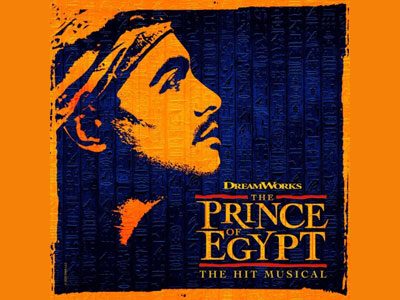 Event title with portrait of an Egyptian Pharoah.