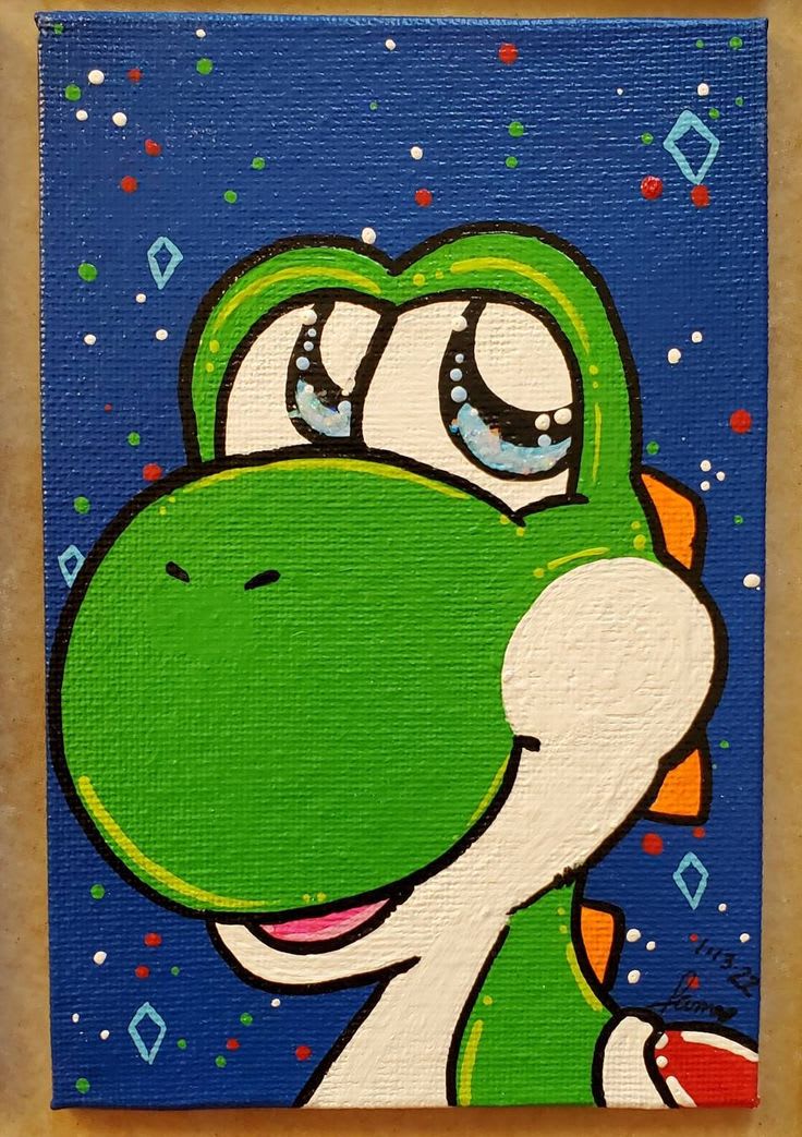 Painting of a popular character.