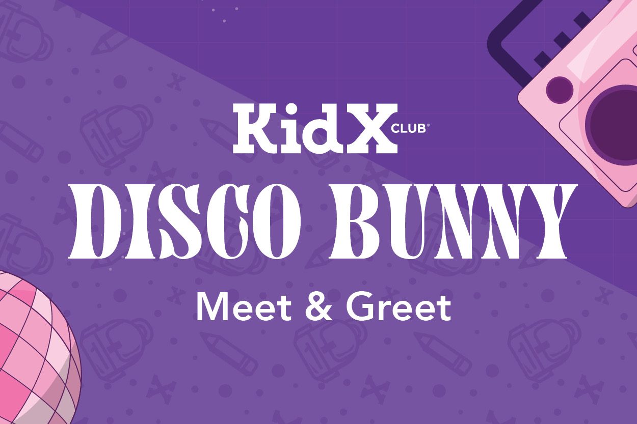 Event title written in white letters on a purple background.