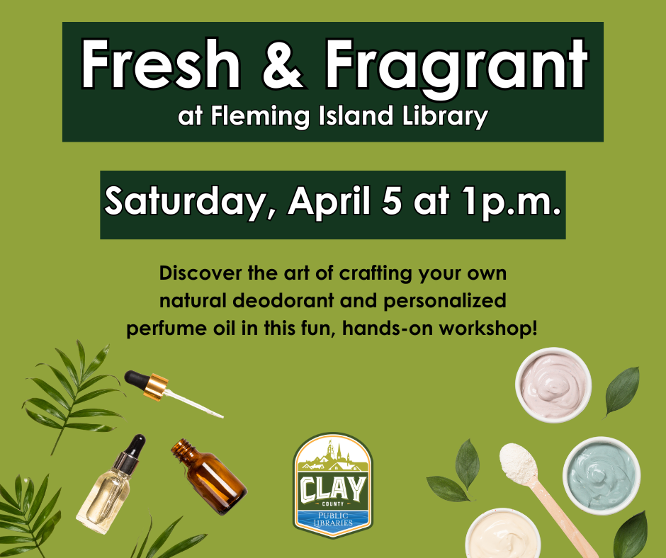 Event flyer printed on green background.